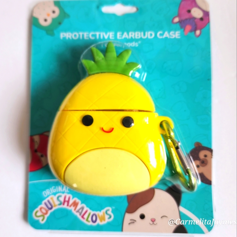 🎧 MAUI 🍍 Squishmallows Air Pods Protective Earbud Case 1st & 2nd Gen BNIB